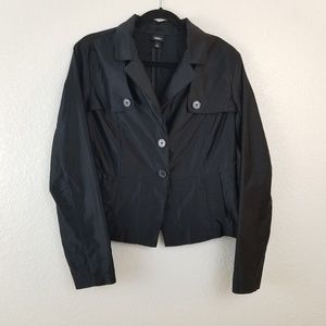 Mossimo Large Satin look jacket black